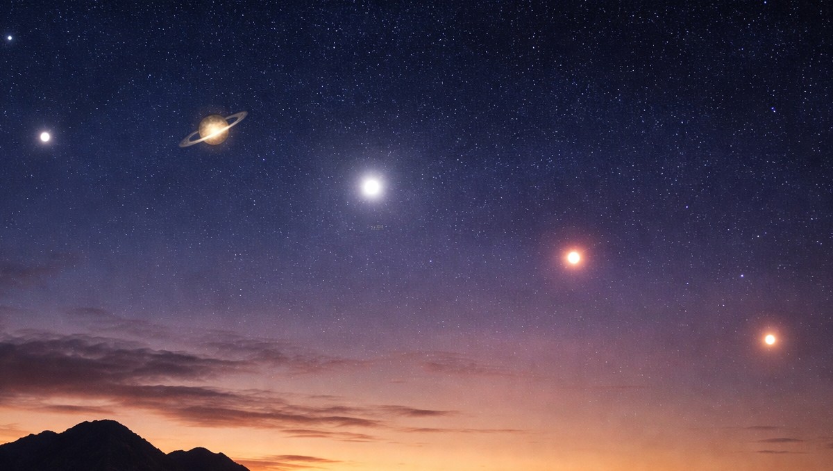 Cuatro planetas se verán alineados en el cielo de abril | IA DISCOVER
