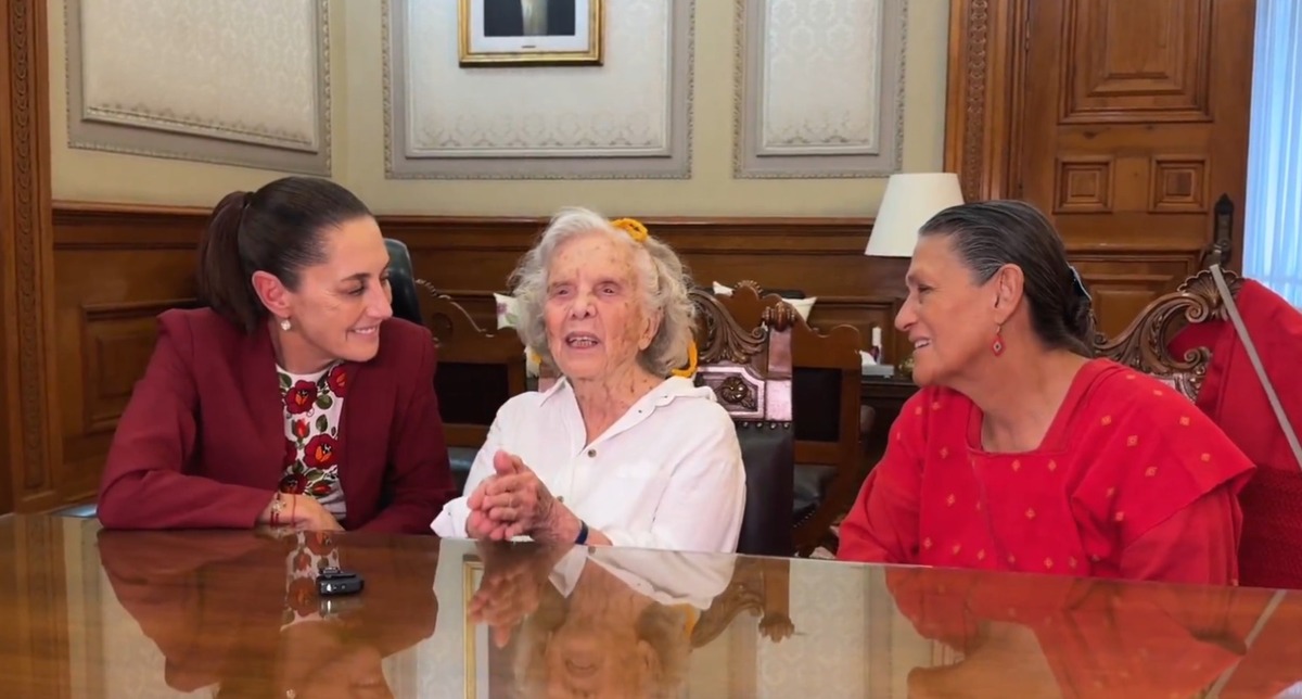 Sheinbaum compartió que Elena Poniatowska es su escritora favorita. | Especial