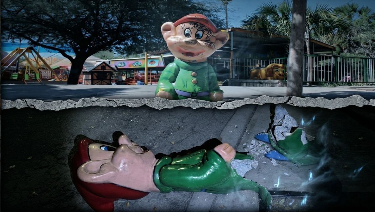 'Tontín', el 'enano' que estaba ubicado en el Bosque Venustiano Carranza en Torreón, Coahuila. | Imagen generada con IA