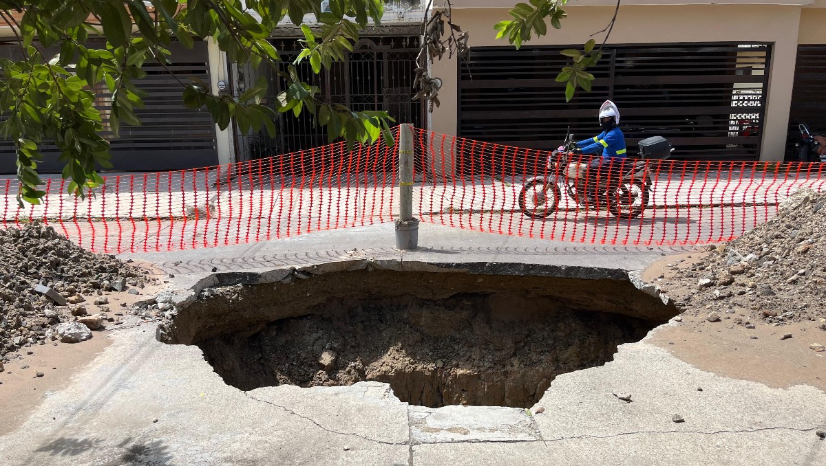 En el primer trimestre del año ha disminuido la generación de socavones generados en Tampico y Ciudad Madero. (Yazmín Sánchez)
