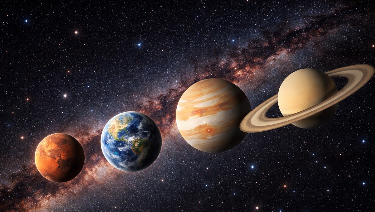 Alineación de cuatro planetas en abril | IA DISCOVER