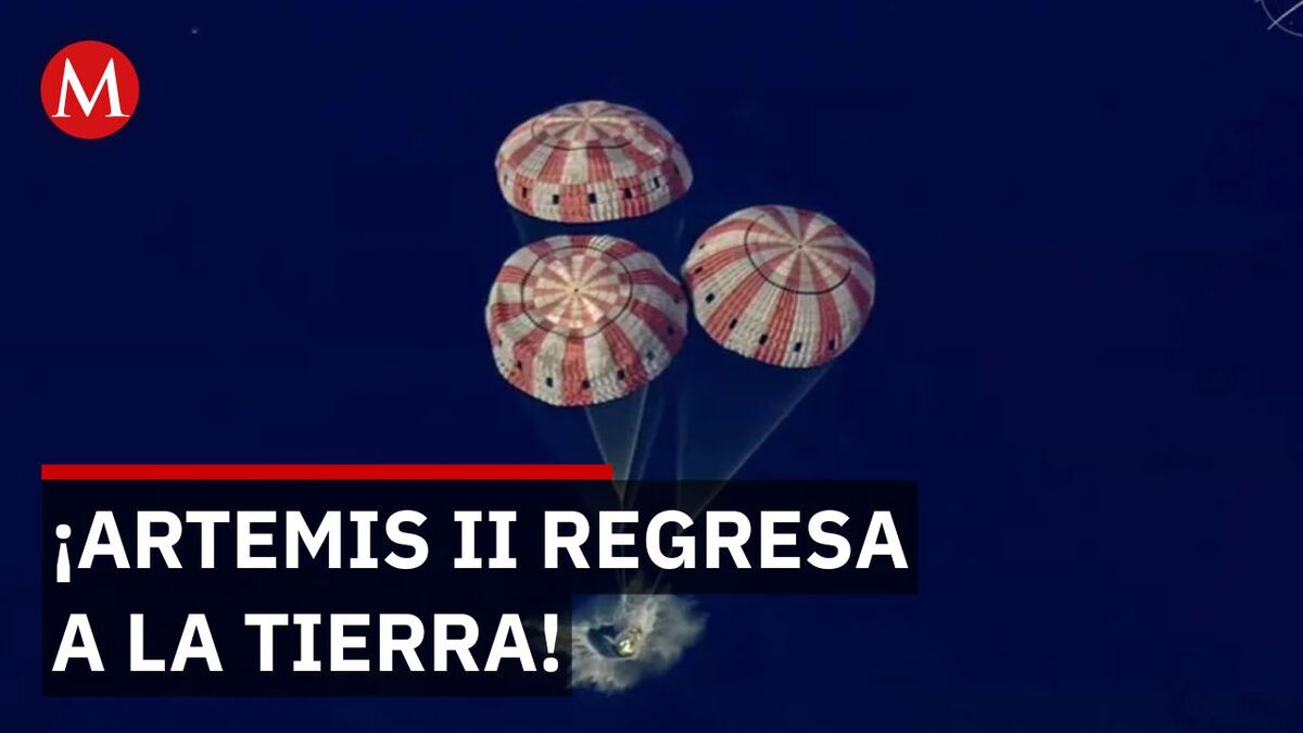 Así fue el amerizaje de Artemis II en el Océano Pacífico
