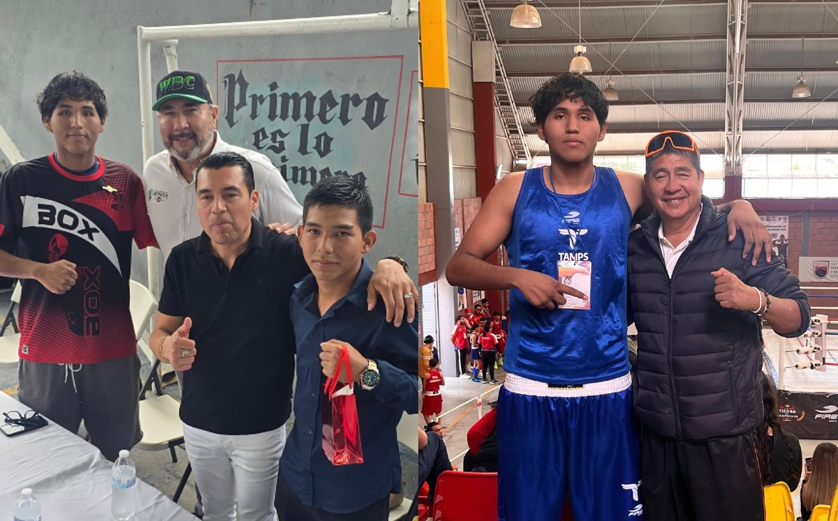 Boxeadores  Joel “Gory” Rubén Chávez y Uriel “Uri” Del Ángel Ramírez. | Redes