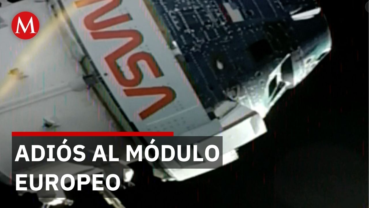 La cápsula Orión se separa del Módulo de Servicio y apunta a la Tierra