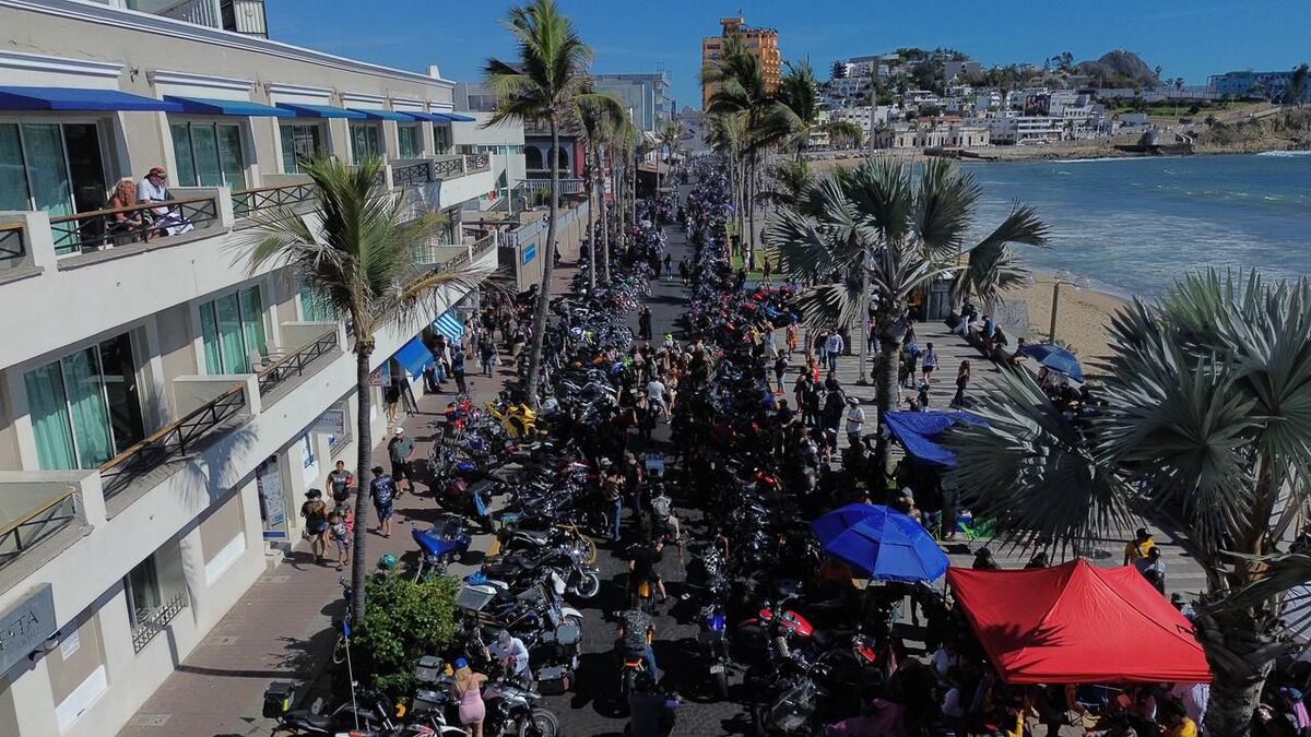 La convivencia biker forma parte de una tradición de más de 30 años en Mazatlán. (Especial)