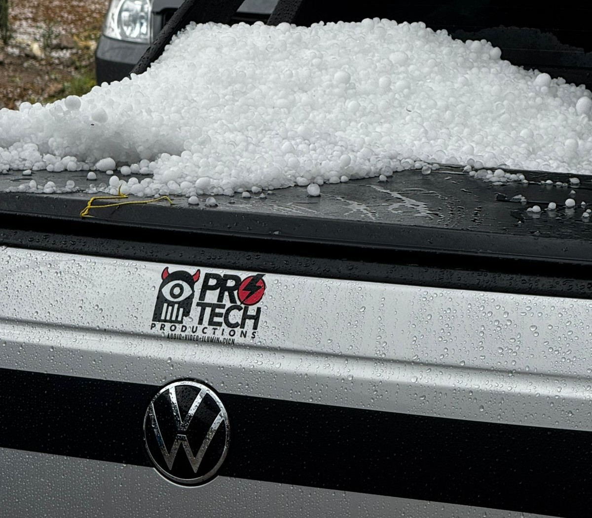 Fuerte granizada en Saltillo solamente dejó daños menores | Iván Sánchez