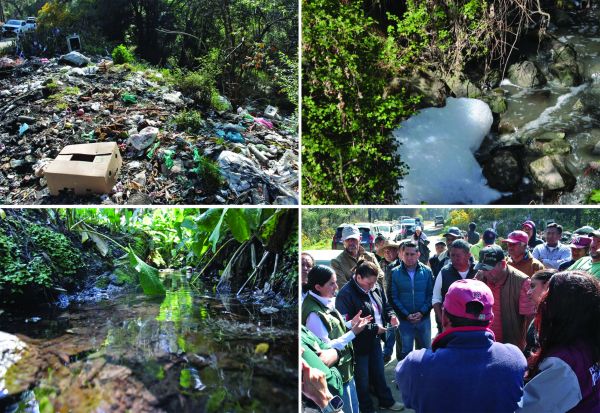 Los funcionarios identificaron puntos críticos de suciedad y prometieron activar medidas prioritarias. ESPECIAL