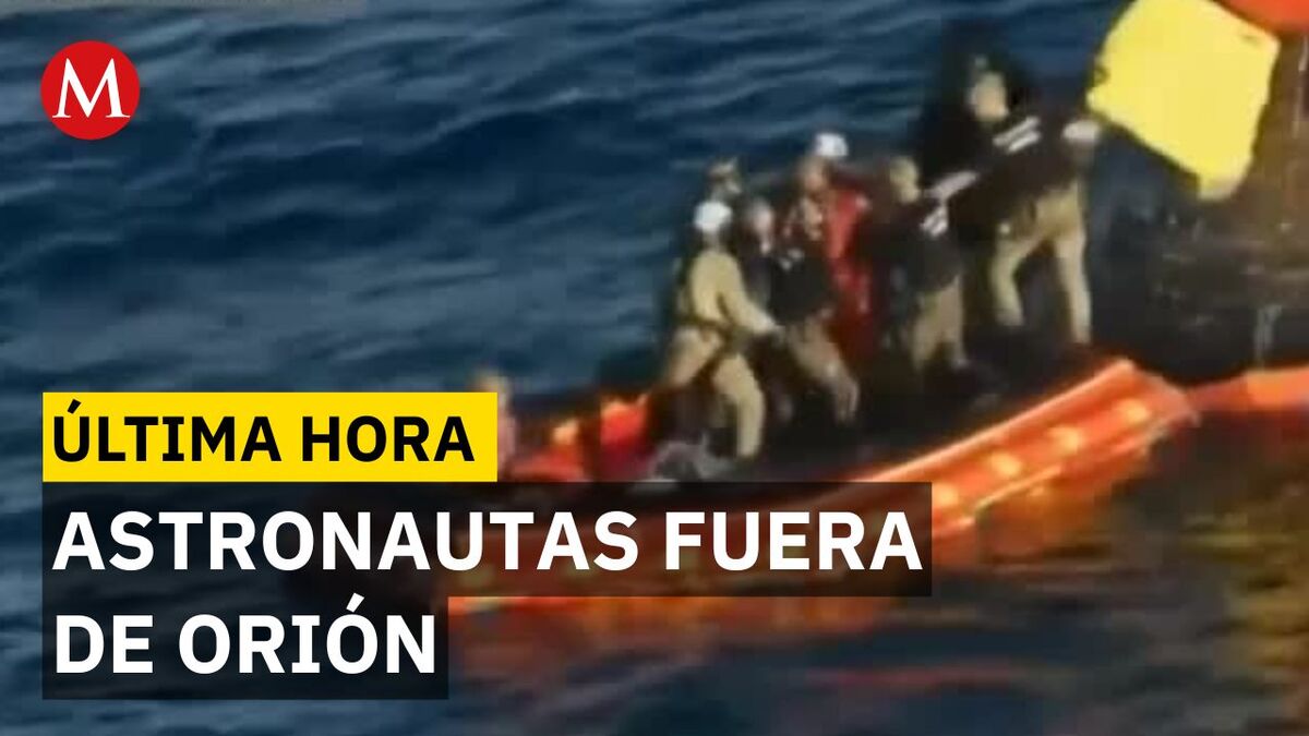 Imágenes históricas del rescate de la tripulación de Artemis II