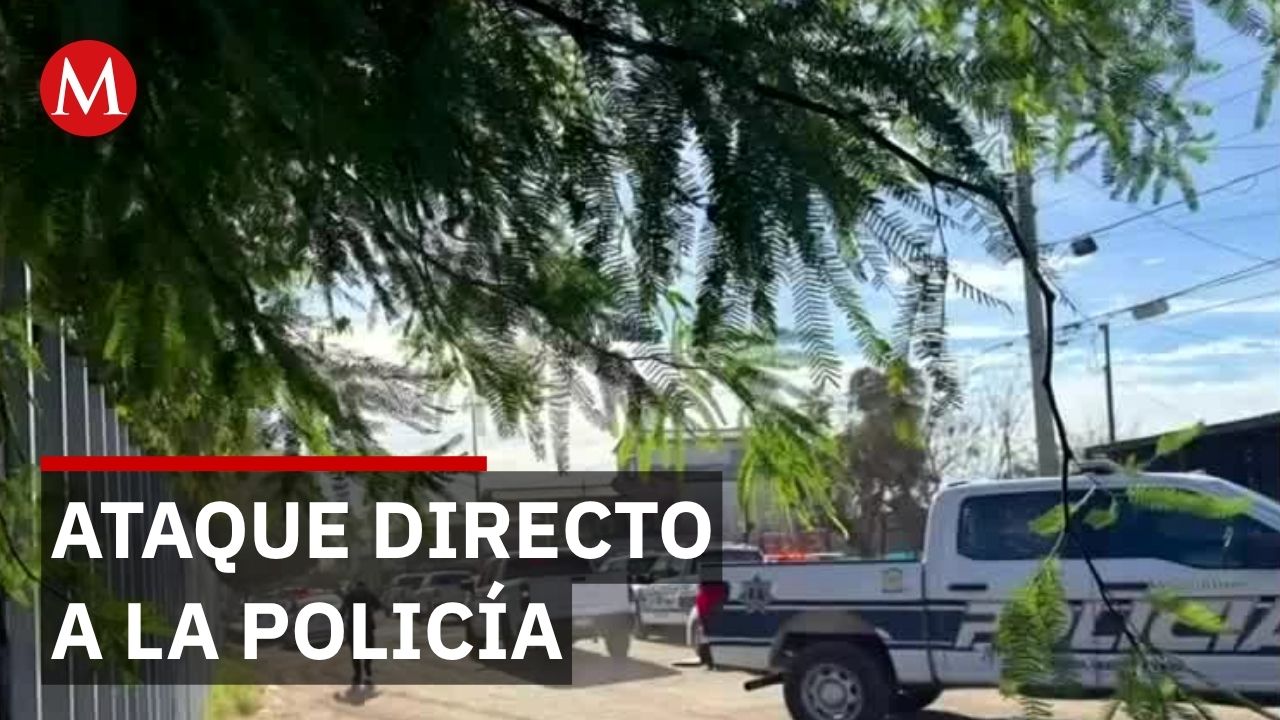 Impactante balacera contra estación de policía en Baja California: No hay detenidos