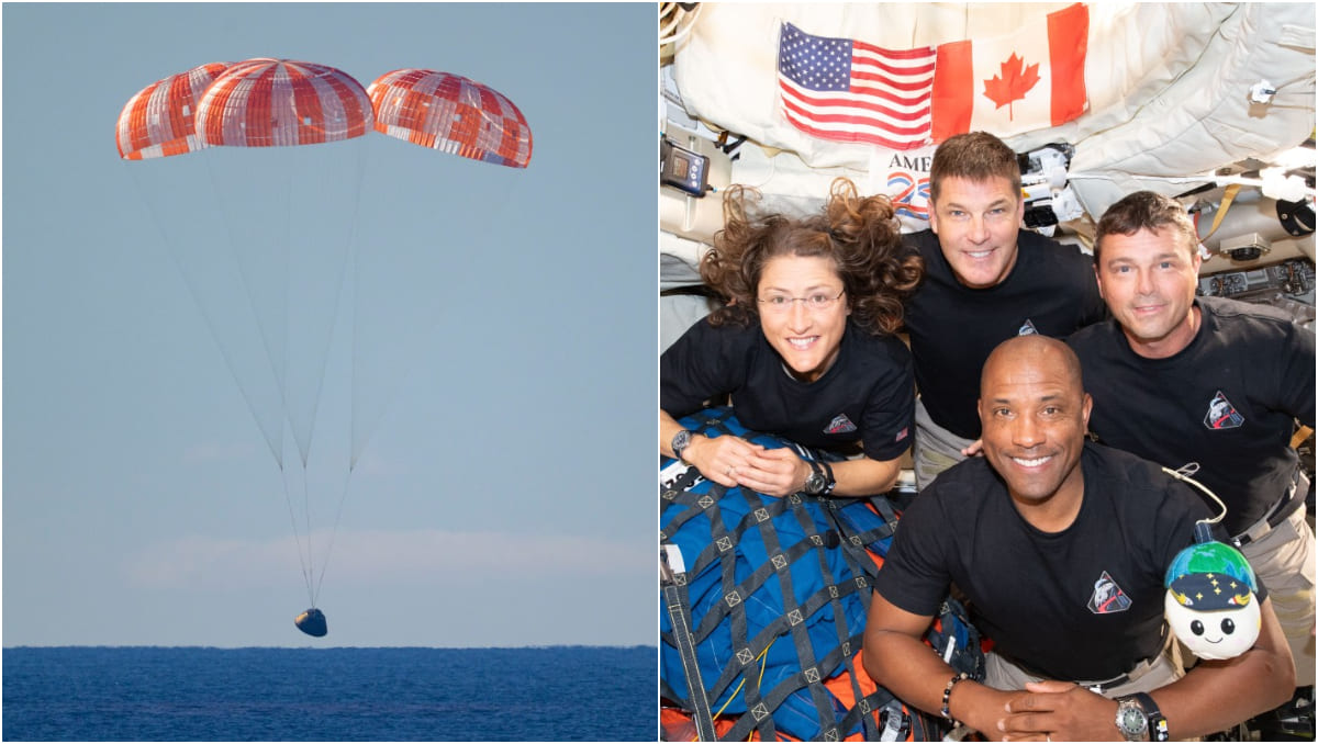 La NASA confirmó que la tripulación Artemis II se encuentra sana. (AFP)