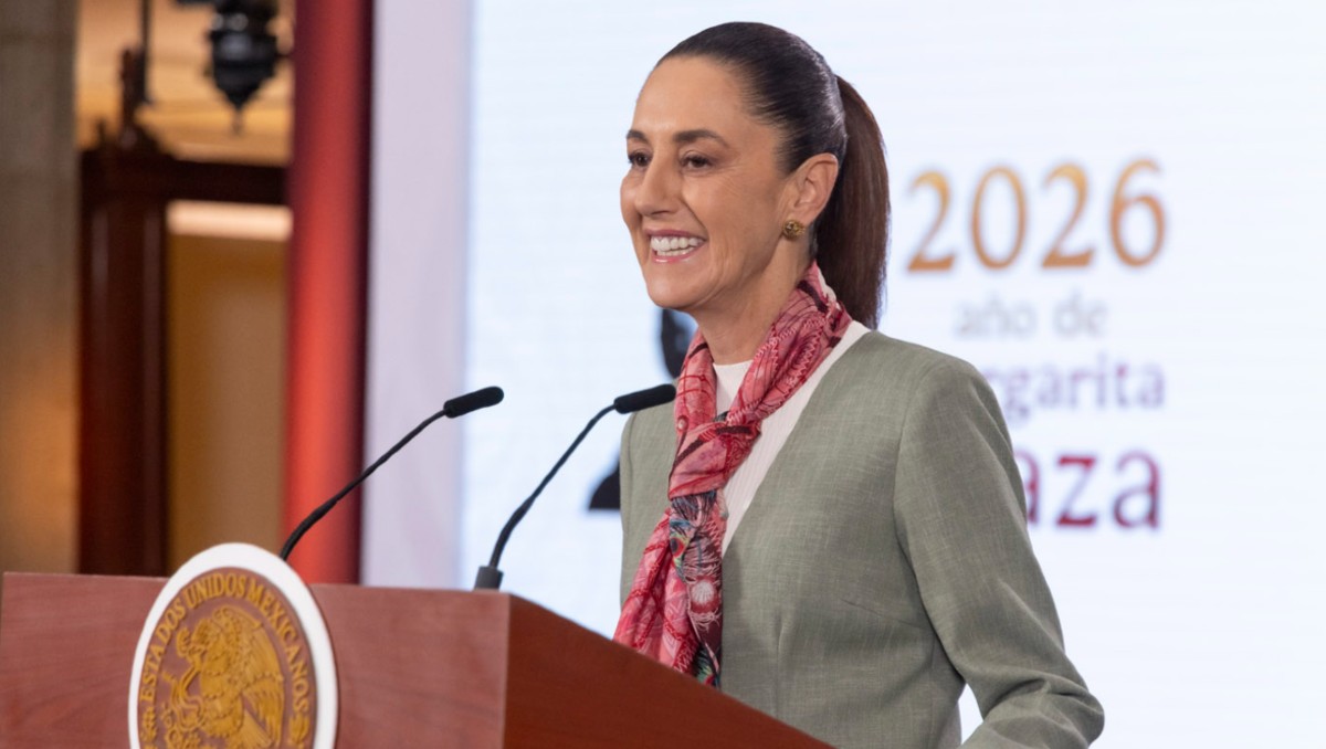 La Presidenta dio a conocer los temas que abordaron Velasco y Rubio en su llamada telefónica. | Foto: Presidencia