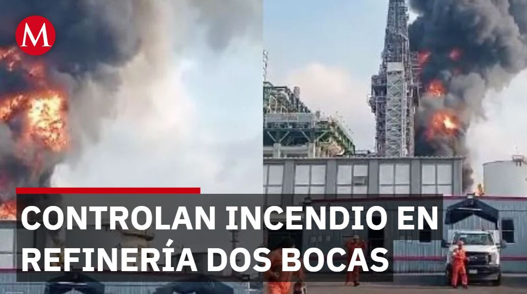 Se incendia bodega en Dos Bocas; fuego ya fue controlado