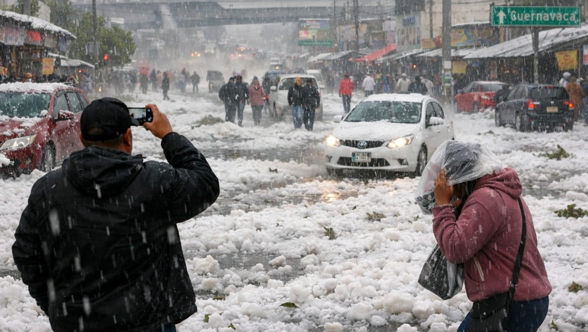 SMN pronostica caída de granizo en distintos estados por fuertes lluvias | IA Discover