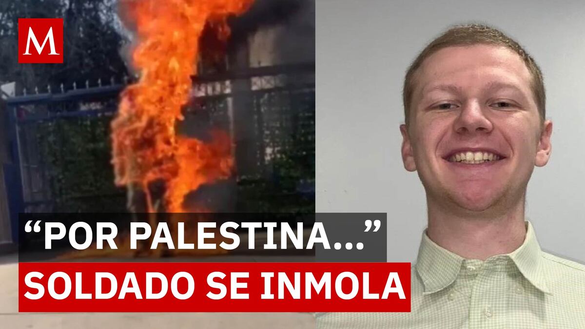 Soldado de EU se prende fuego: La historia de Aaron Bushnell