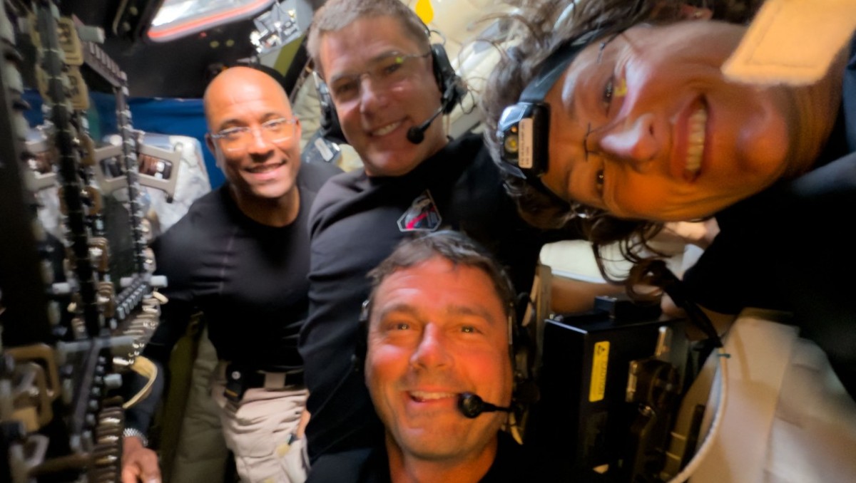 La tripulación regresa hoy a la Tierra. | Foto: AFP/NASA