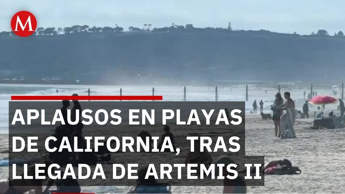 Así se vivió en California el amerizaje de Artemis II
