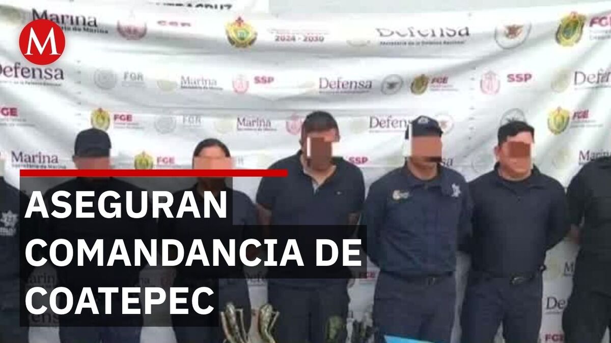 Detienen a seis policías en Coatepec, Veracruz, tras operativo