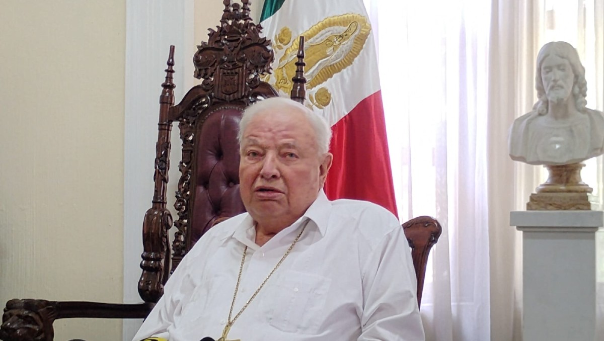 Juan Sandoval, arzobispo emérito, opinó de la crisis de agua en el Área Metropolitana de Guadalajara (Fátima Briceño)