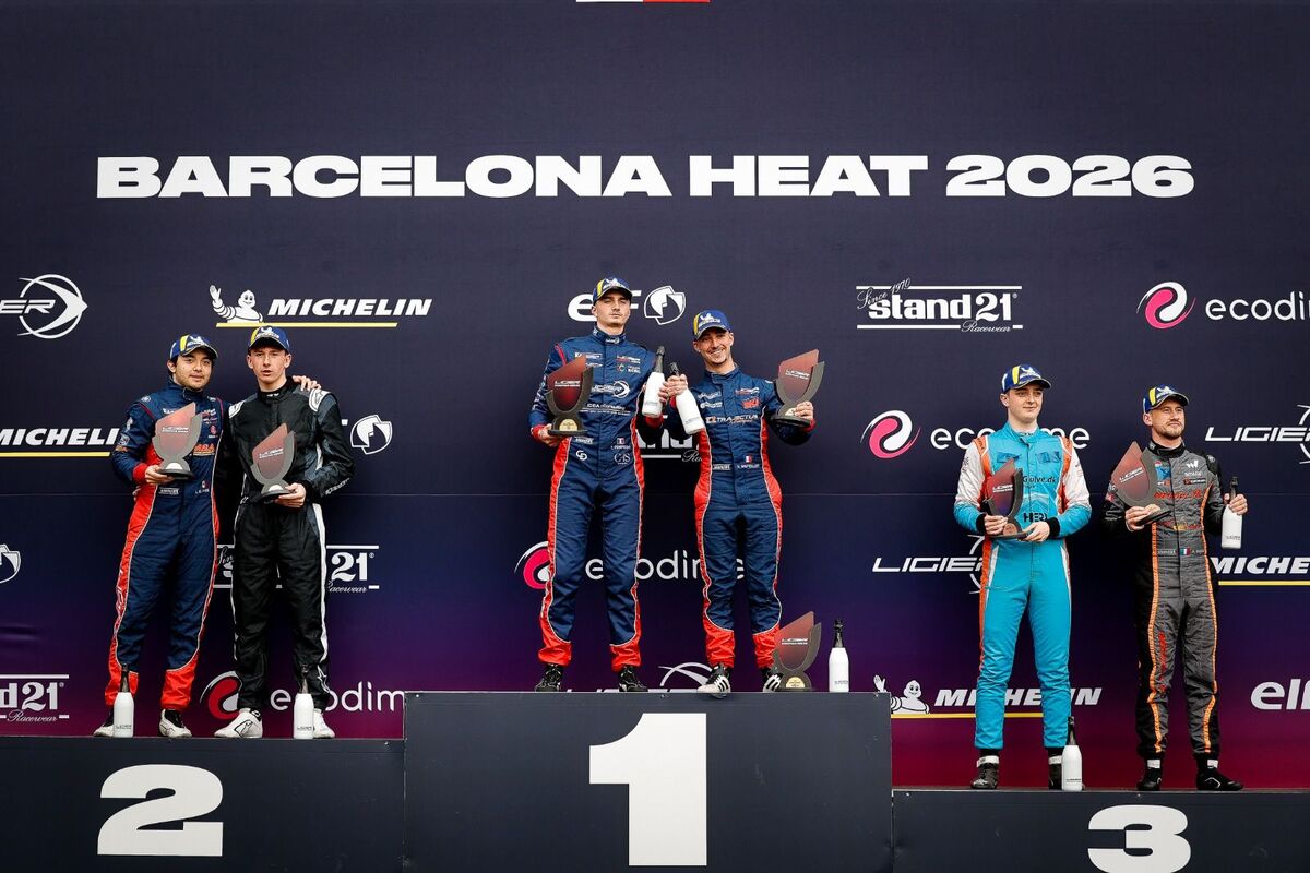 El piloto lagunero Luis Carlos Pérez Cabello volvió a subir al podio. | Especial