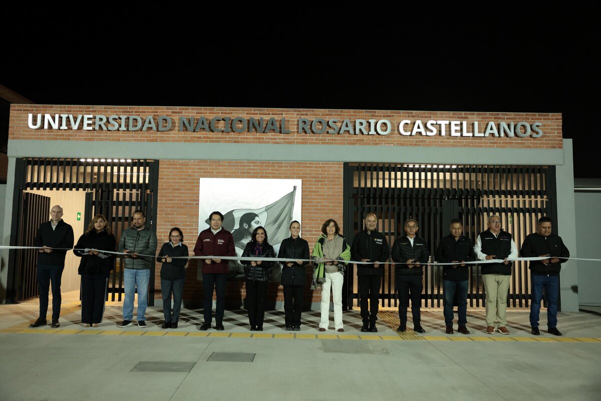 La Presidenta inauguró la Universidad Rosario Castellanos en Teolocholco, Tlaxcala. | Presidencia