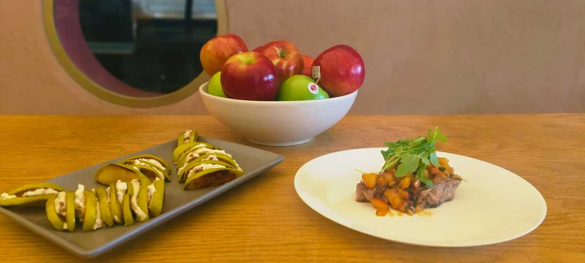Revelan la versatilidad de las manzanas para preparar plarillos dulces y salados / Adriana Jiménez