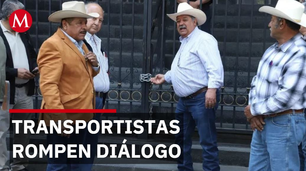 Transportistas y campesinos rompen diálogo con gobierno; preparan cierres viales
