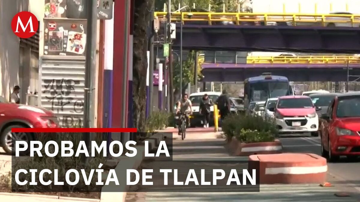 Ciclovía de Tlalpan en CDMX: baches, cruces peligrosos y caos vial