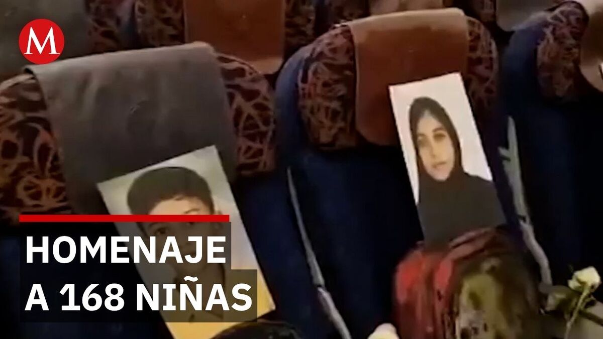 Delegación iraní rinde homenaje a niñas víctimas de ataque con misil