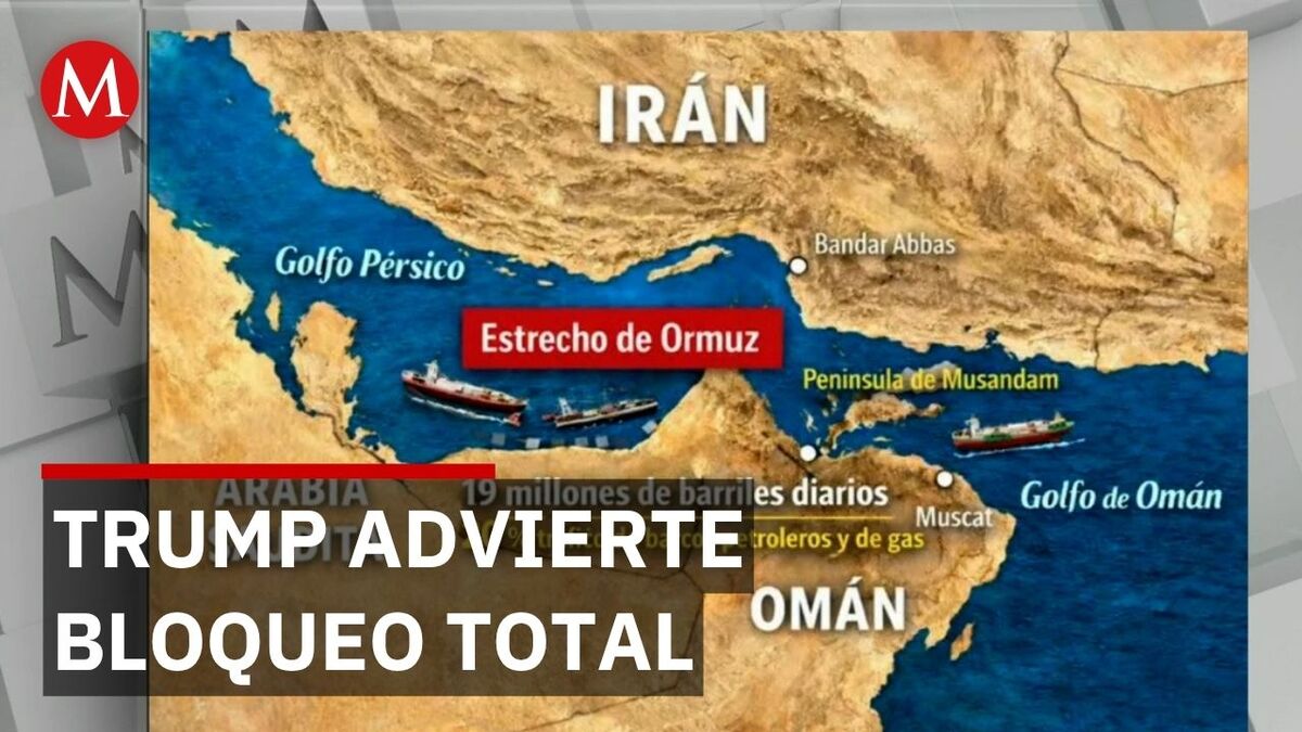 Donald Trump advierte bloqueo total al tráfico tras cierre de Irán