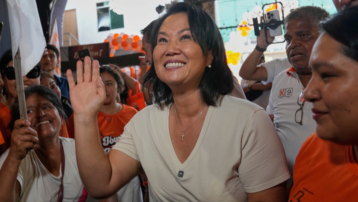 Keiko Fujimori, candidata del partido Fuerza Popular. | AP