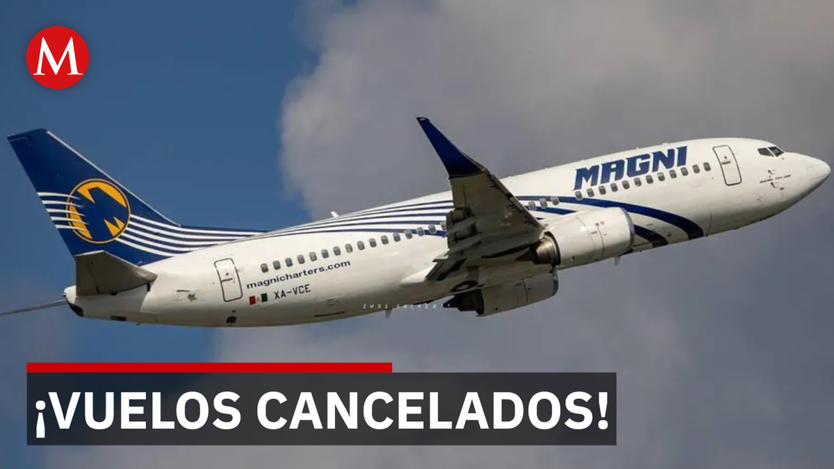Magnicharters suspende vuelos dos semanas; pasajeros quedan varados en Cancún