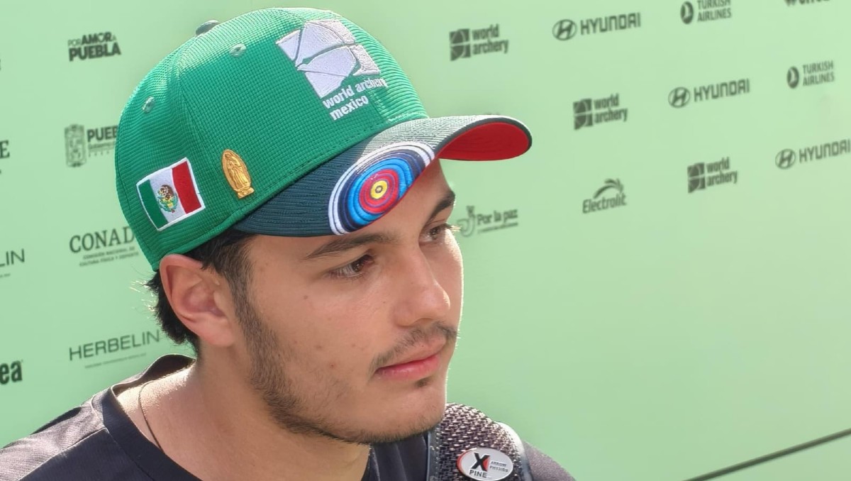 Matías Grande termina en cuarto lugar en el Mundial de Tiro con Arco en Puebla (Jaime Zambrano)