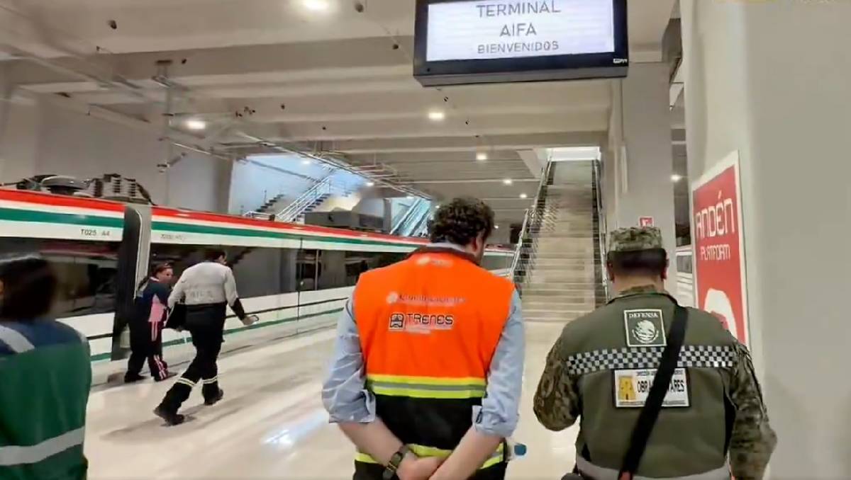 El Tren Suburbano al AIFA se prepara para su inauguración. Foto: (Especial)