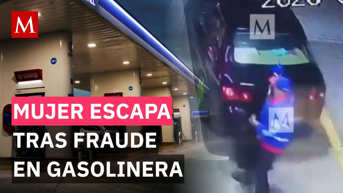 La buscan por sus rines verdes: 'Lady Gasolina' roba combustible en Puebla