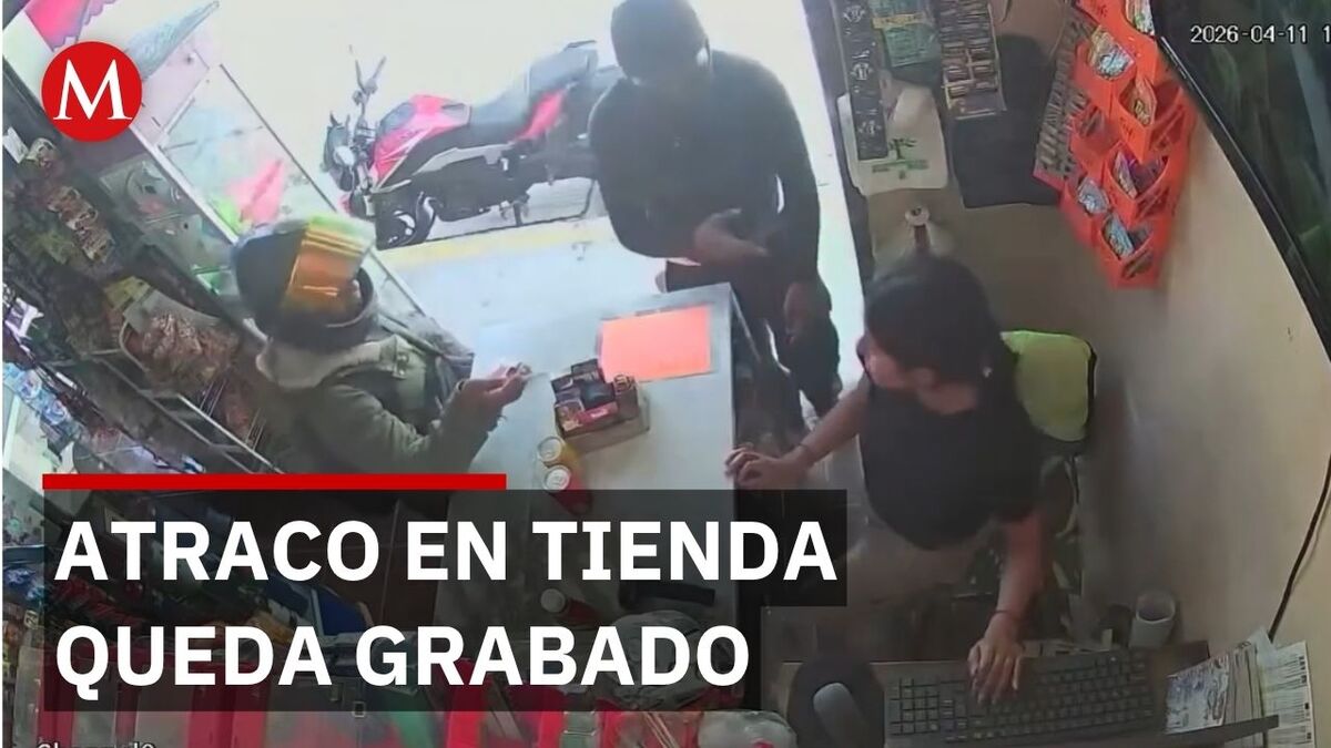 Captan violento asalto a tienda en Hidalgo; delincuentes huyeron en moto