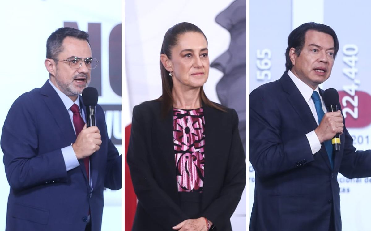 Claudia Sheinbaum en conferencia matutina hoy 13 de abril | Fotos: Araceli López