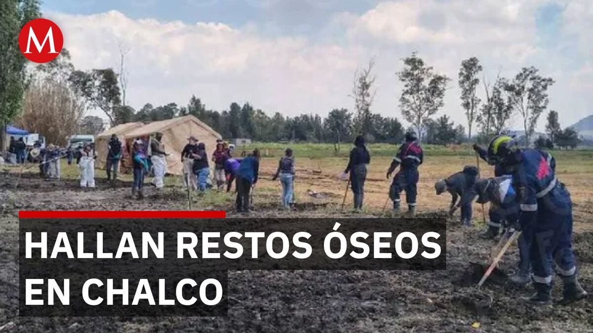 Despliegan operativo masivo para recuperar restos humanos y piezas arqueológicas en Chalco
