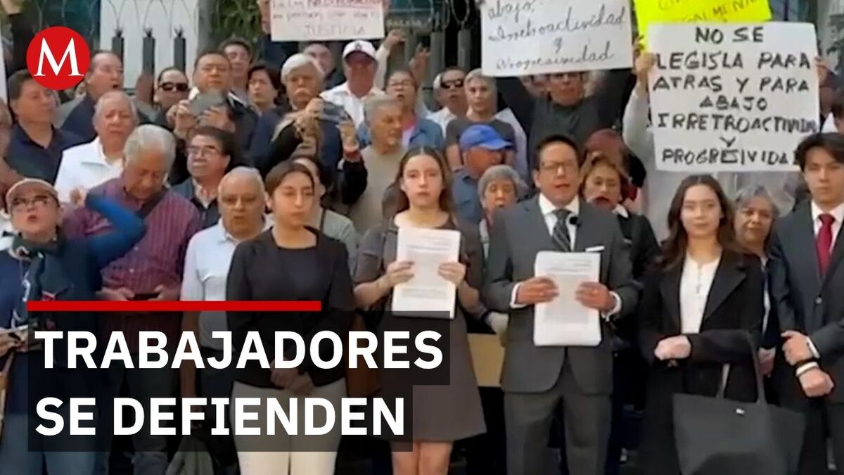 Extrabajadores de Banobras LyFC e INDEP presentan amparos contra reforma de pensiones