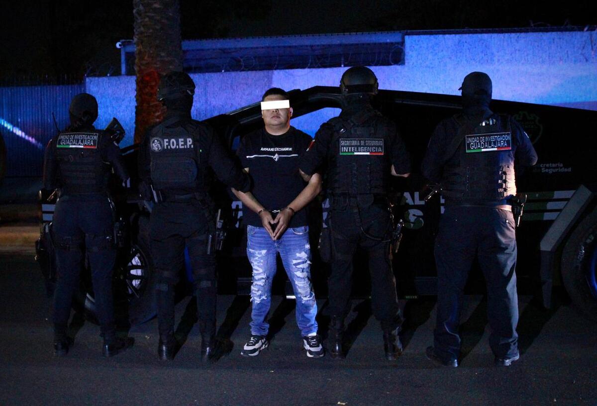 Francisco “N”, alias “El Churras”,  fue detenido en Guadalajara. (Cortesía)