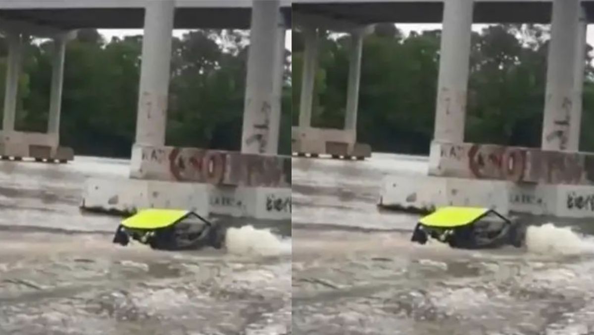 Tras el impacto, la unidad perdió estabilidad y volcó | Especial