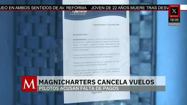 Magnicharters cancela vuelos en el país, acusan falta de pagos | Jaime Núñez, 13 de abril de 2026
