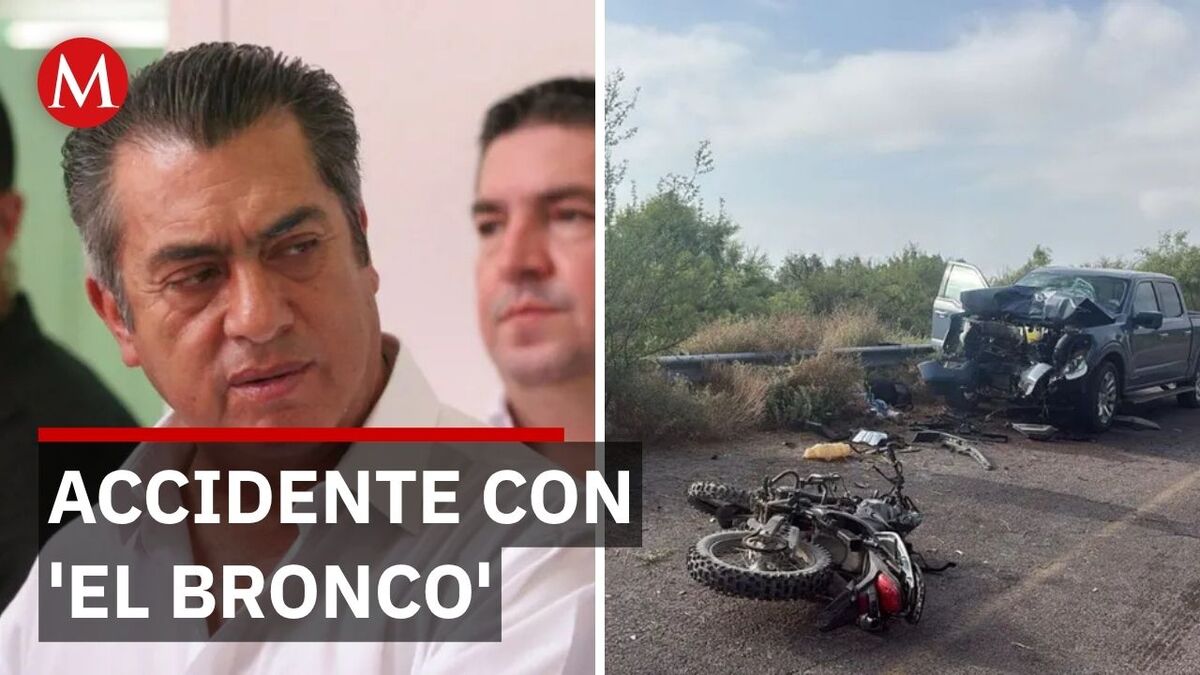 Muere motociclista tras chocar con camioneta de 'El Bronco' en Coahuila