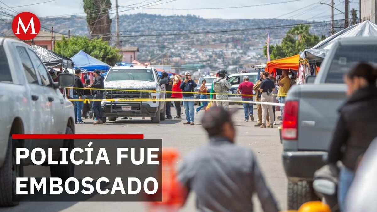 Mujer herida y policía muerto tras tiroteo en Tijuana