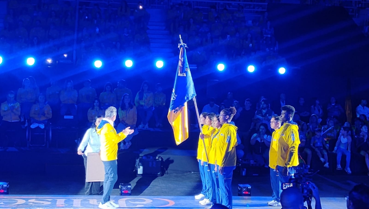 Pablo Lemus abanderó a la delegación jalisciense que buscará el título número 25 de manera consecutiva (Foto: Gloria Reza)