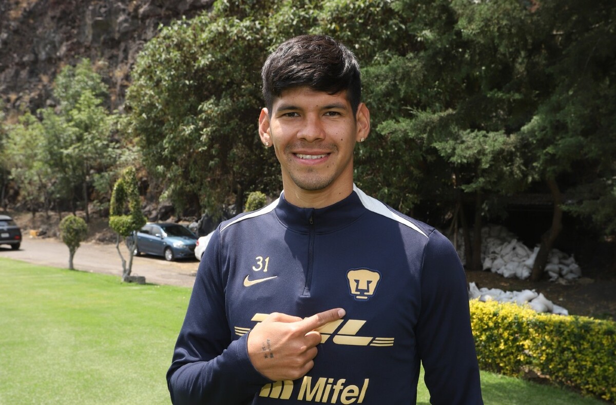 Robert Morales, delantero de Pumas (Jorge Carballo)