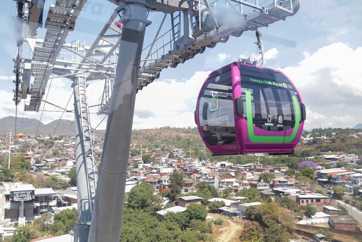 El nuevo sistema de teleférico en Uruapan recorrerá 8.4 kilómetros en menos de 30 minutos (Especial)