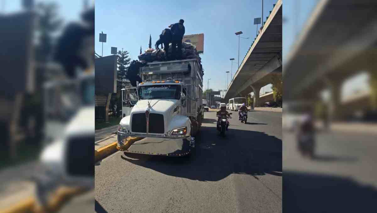 El accidente ocurrió cuando el camión circulaba sobre la avenida Gustavo Baz. Especial