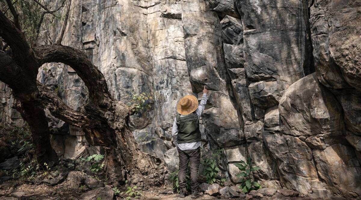 Arte rupestre de 4 mil años obliga a cambiar ruta de tren en Hidalgo