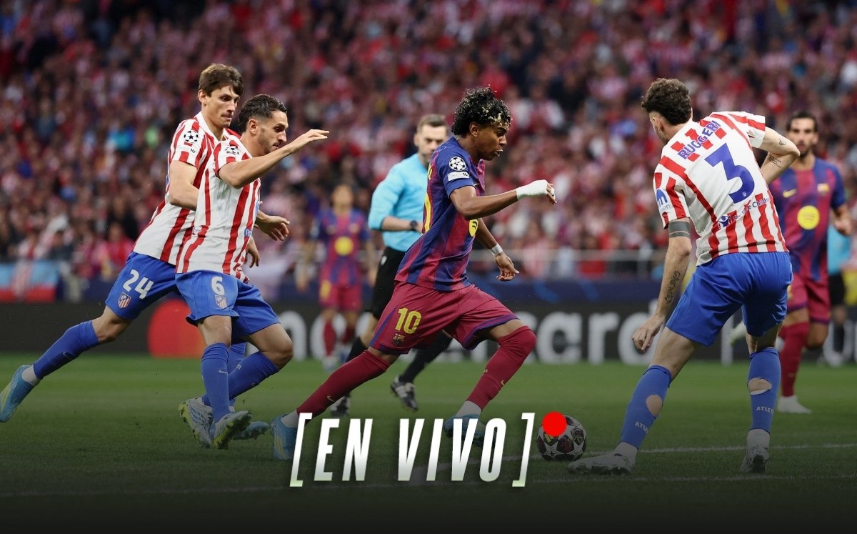 Atlético Madrid vs Barcelona EN VIVO | Partido de Cuartos de Final de la Champions League 2026 (Reuters)