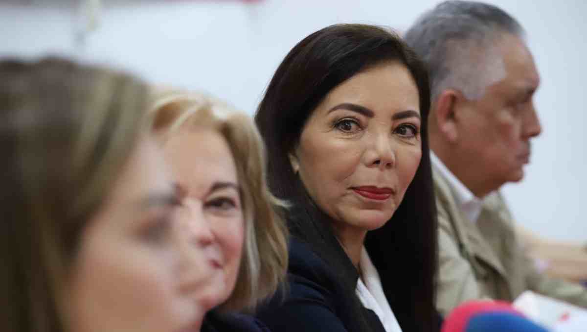 Carolina Monroy del Mazo ex secretaria general del PRI, se suma al partido Somos México. Foto: Jesús Quintanar